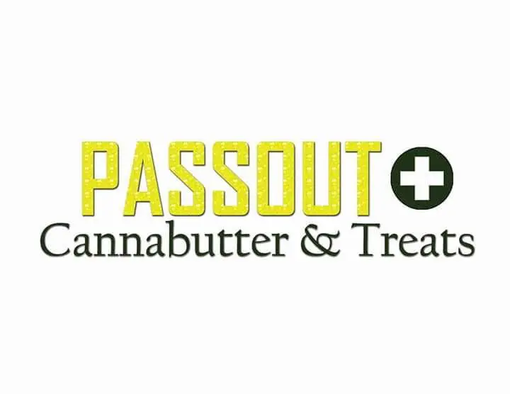Passout cannabutter and treats logo with cross