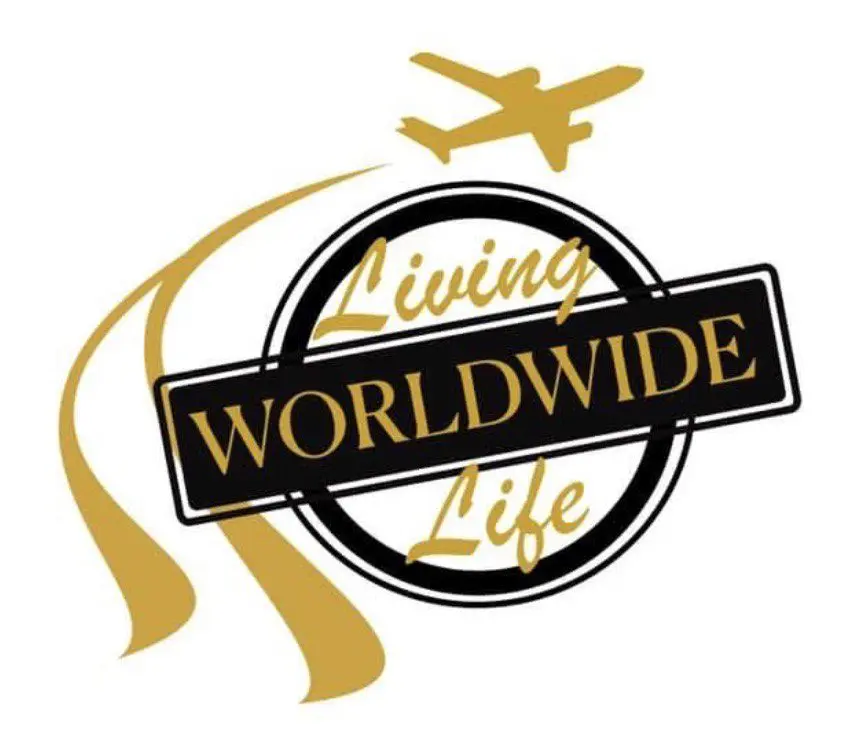Gold airplane and "Worldwide Life" logo