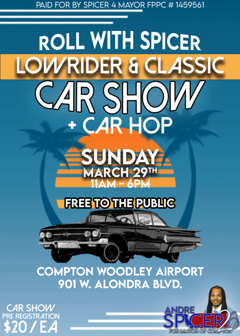Lowrider and classic car show poster