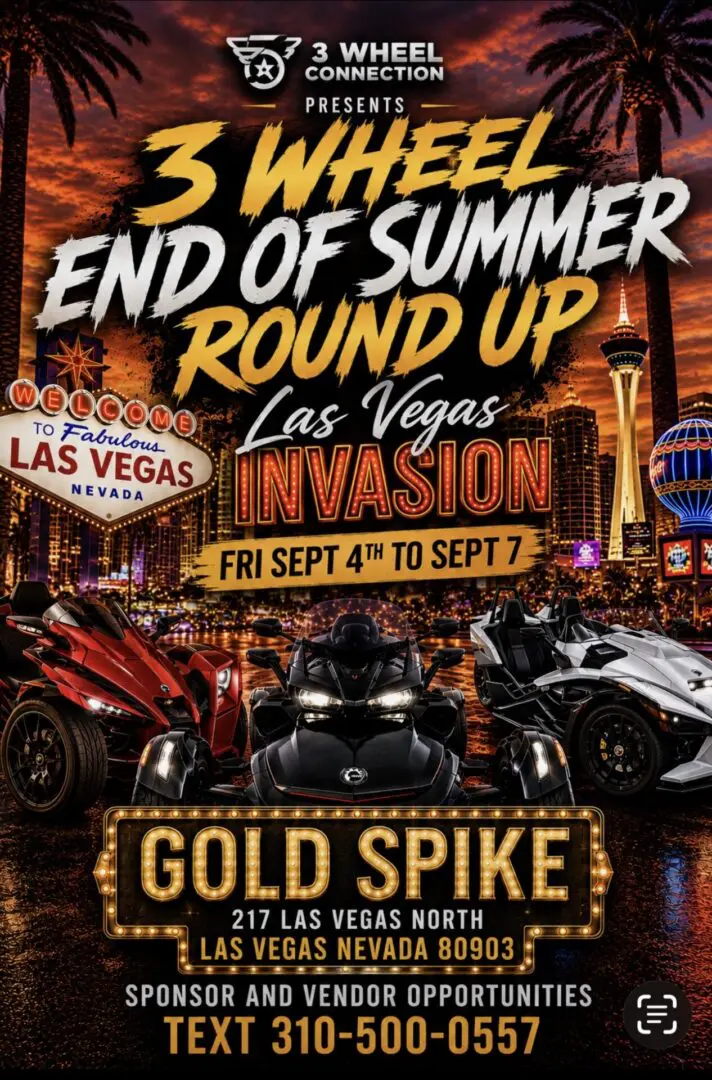 3 Wheel End of Summer Las Vegas flyer