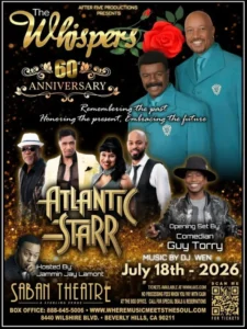The Whispers 60th anniversary